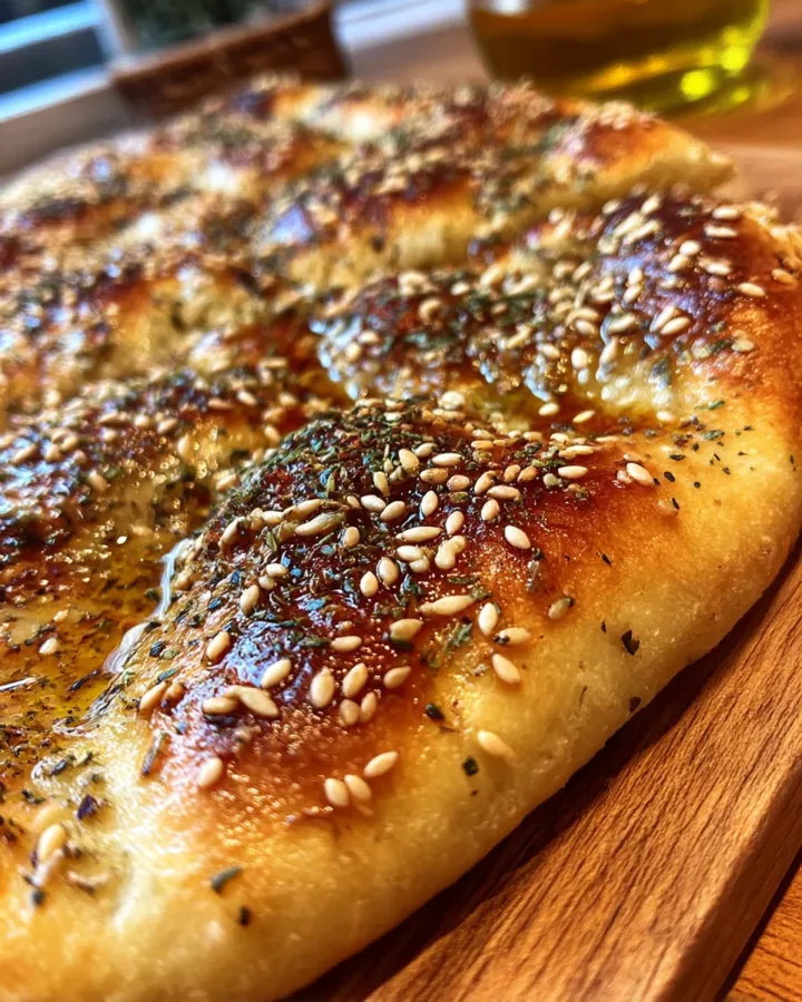 Za’atar Flatbread with Sesame