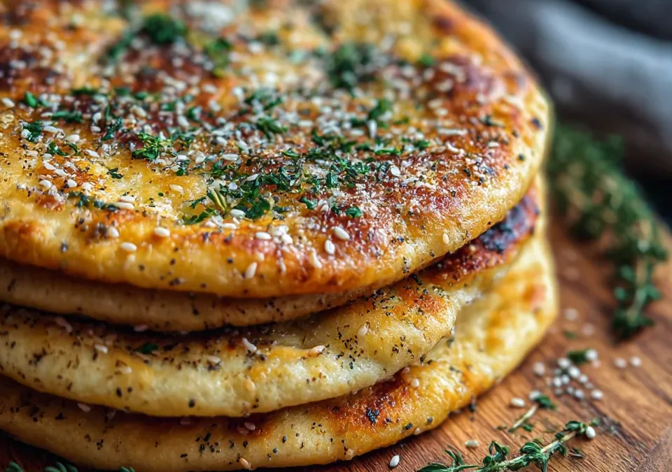 Za’atar Flatbread with Sesame