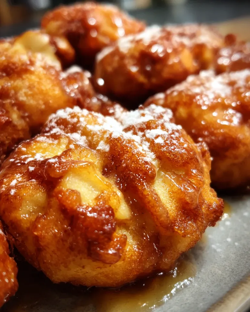 Air Fryer Apple Fritter Minis