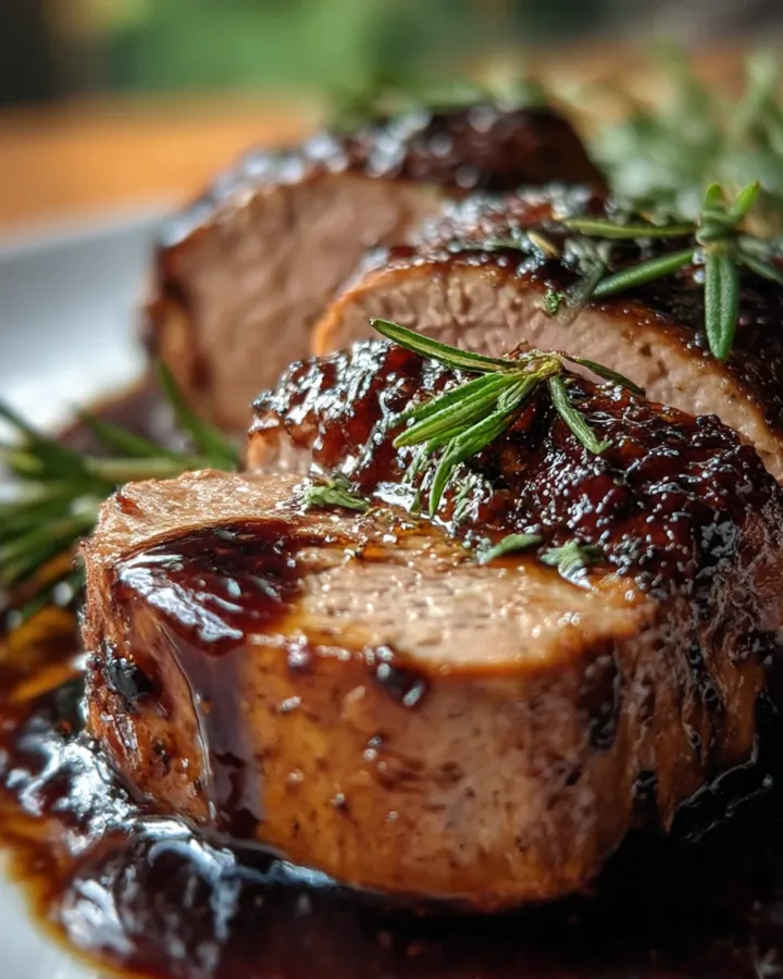 Balsamic Glazed Pork Tenderloin