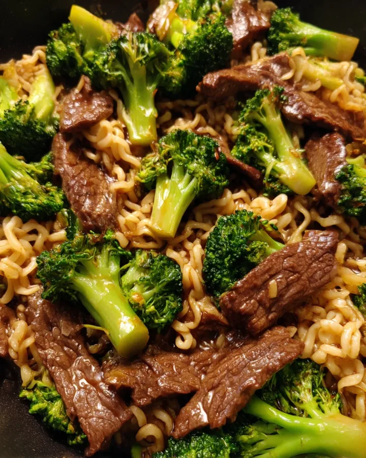 Beef & Broccoli Ramen Stir Fry
