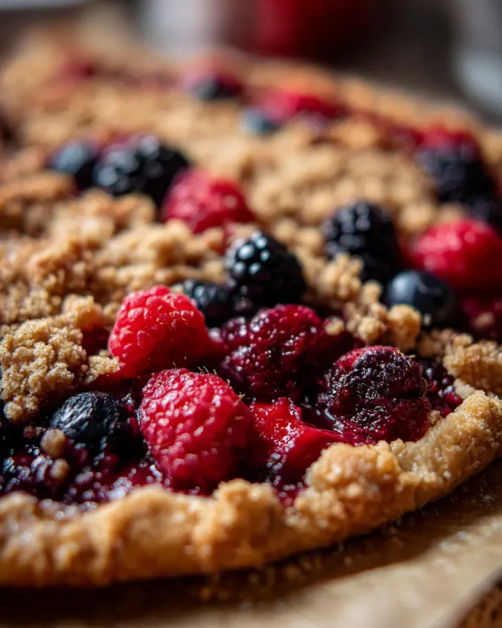 Berry Galette with Brown Butter Crumble