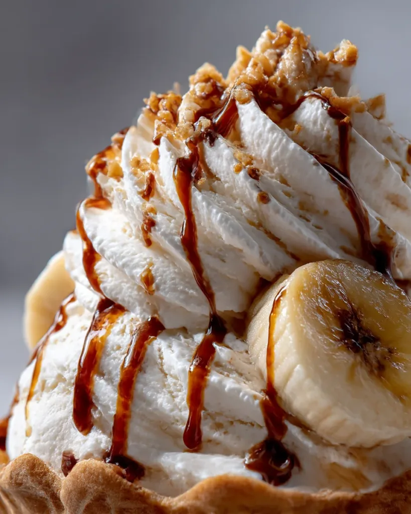 Caramelized Banana & Brown Butter Ice Cream Sundae