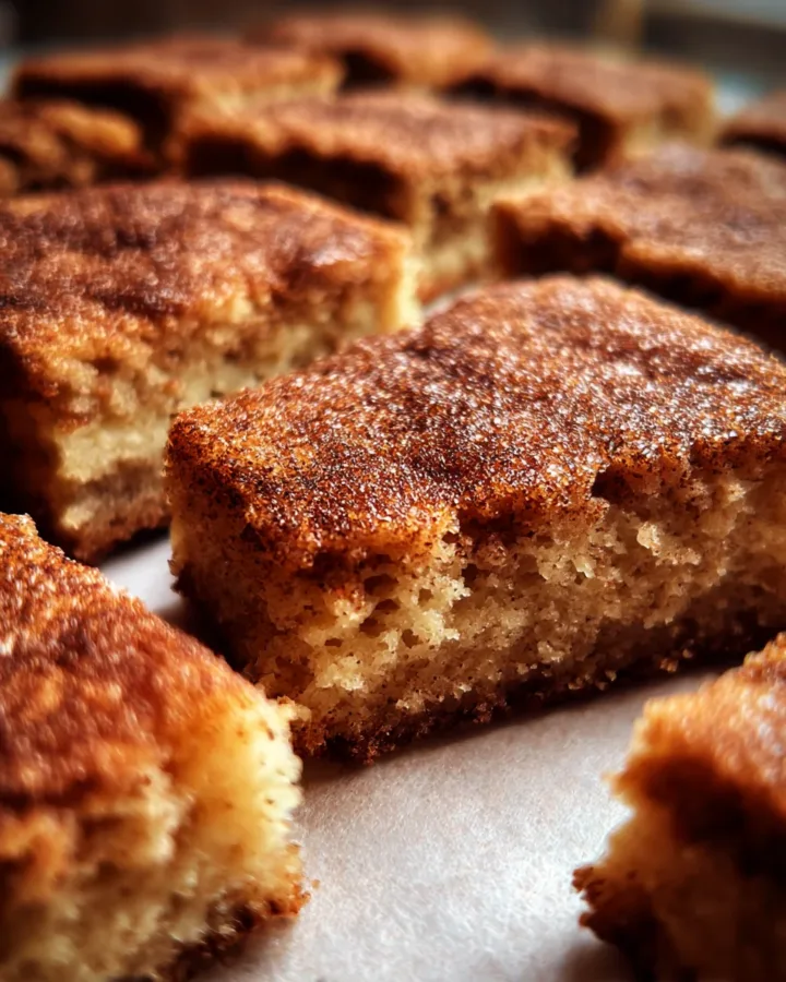 Chai Spice Snickerdoodle Bars