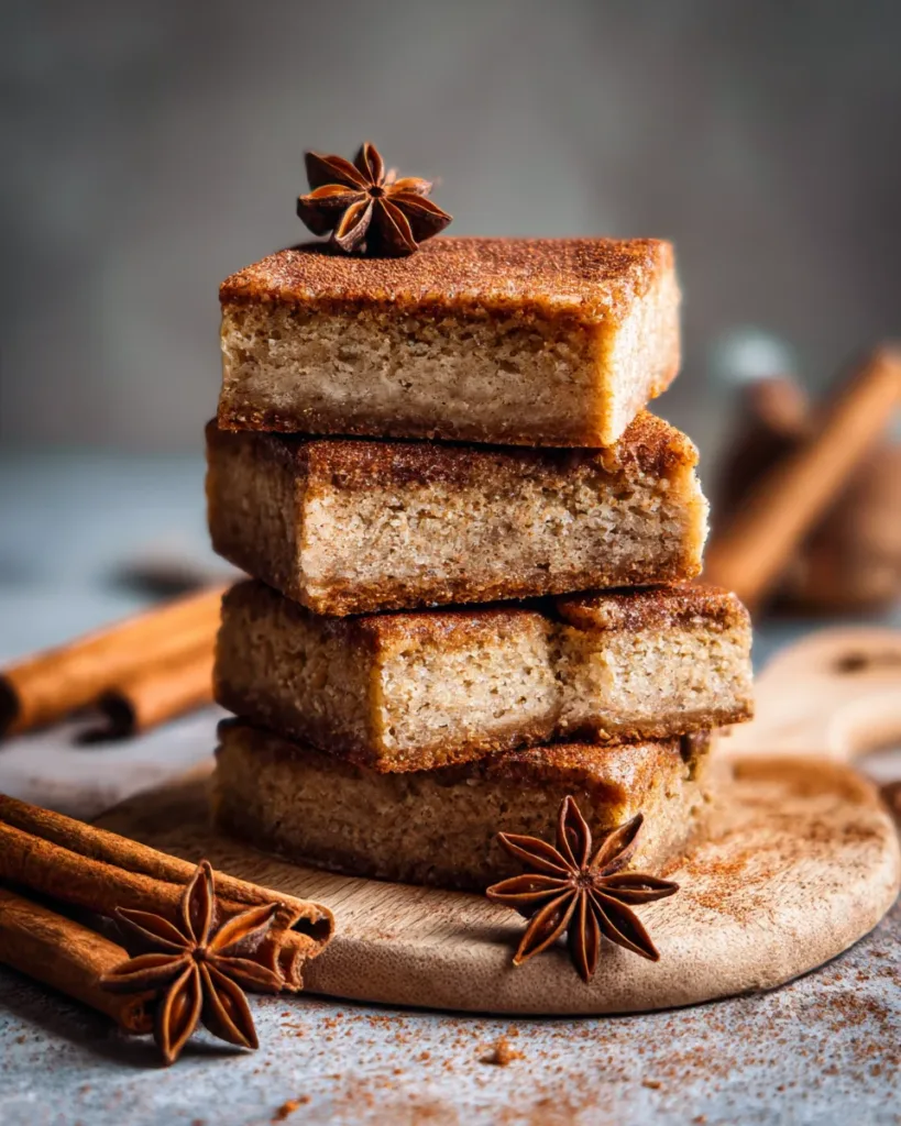 Chai Spice Snickerdoodle Bars