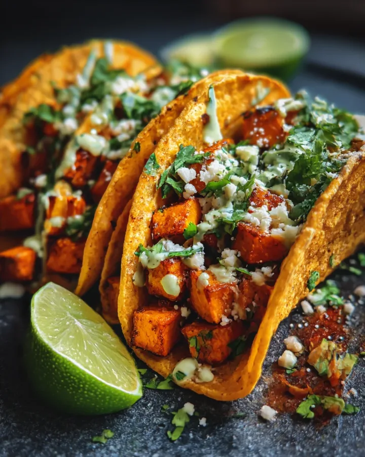 Chipotle Lime Sweet Potato Tacos