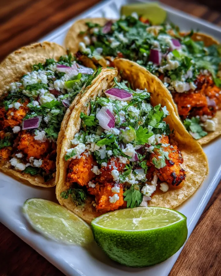 Chipotle Lime Sweet Potato Tacos