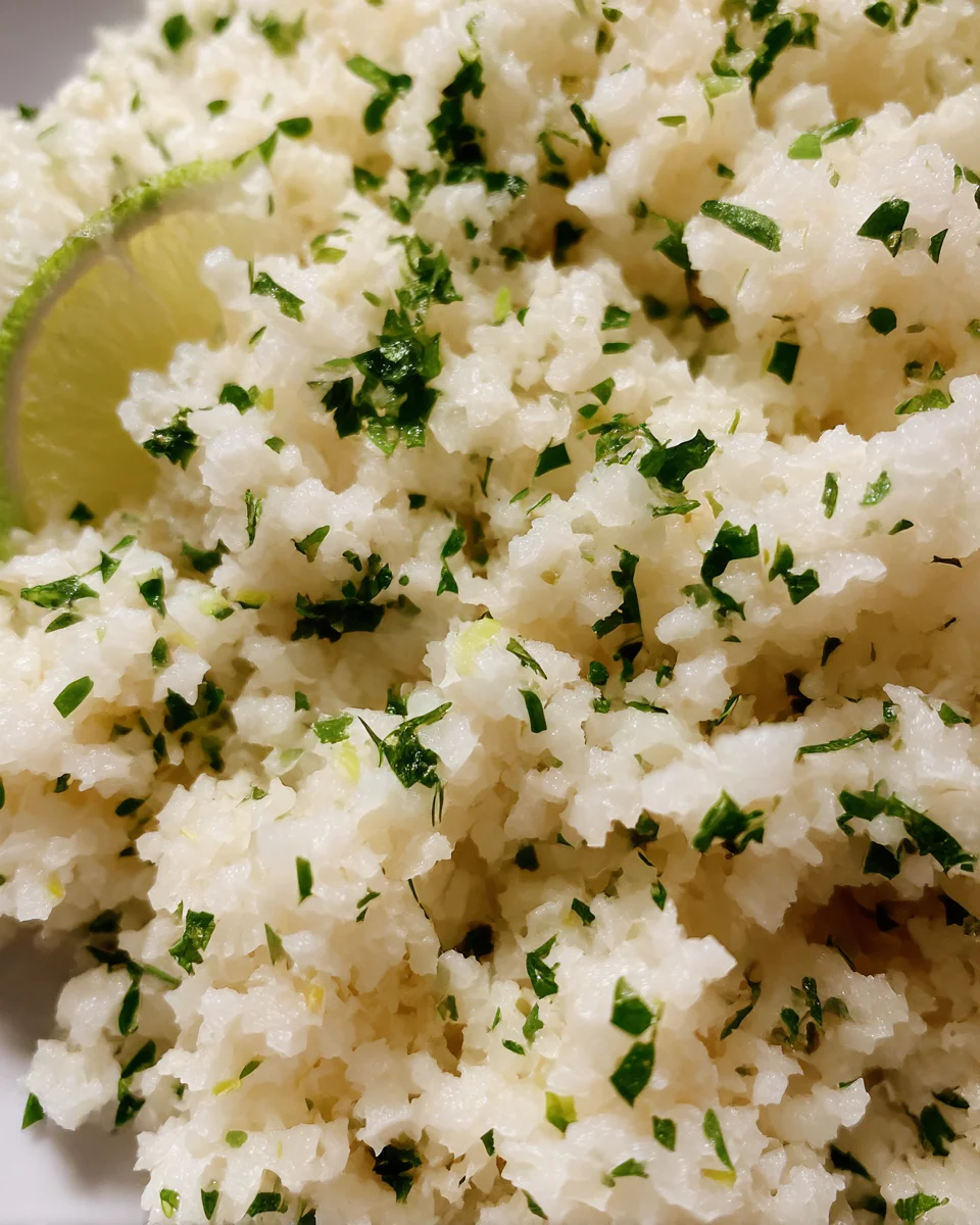 Cilantro Lime Cauliflower Rice