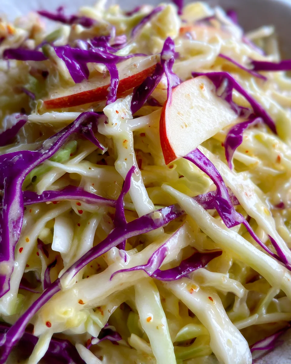Crunchy Apple Cabbage Detox Salad