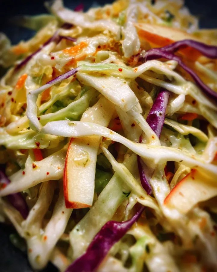 Crunchy Apple Cabbage Detox Salad