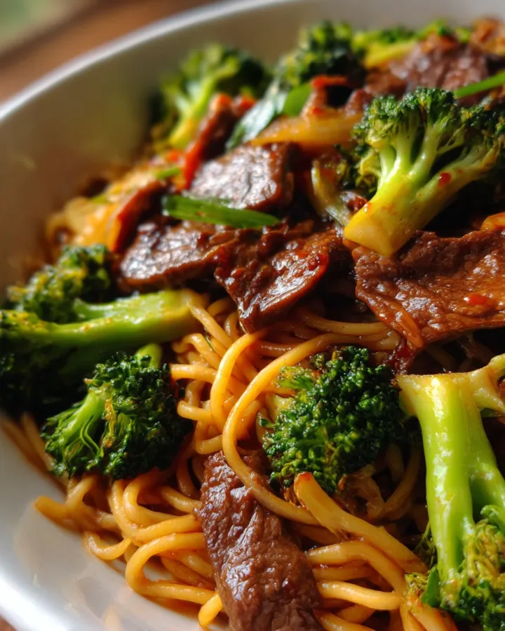 Firecracker Beef & Broccoli Noodles