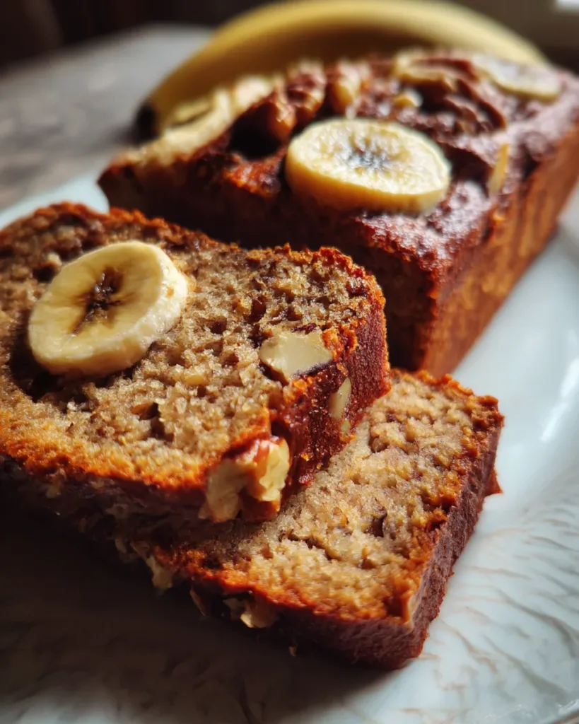 Healthy Blender Banana Nut Breakfast Loaf