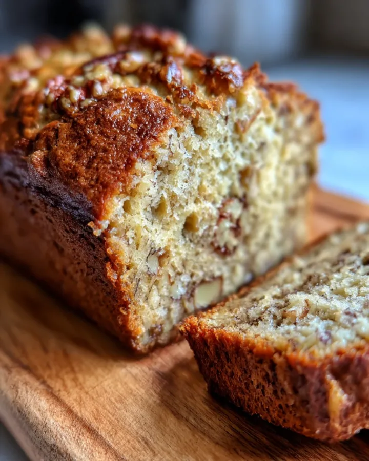 Healthy Blender Banana Nut Breakfast Loaf
