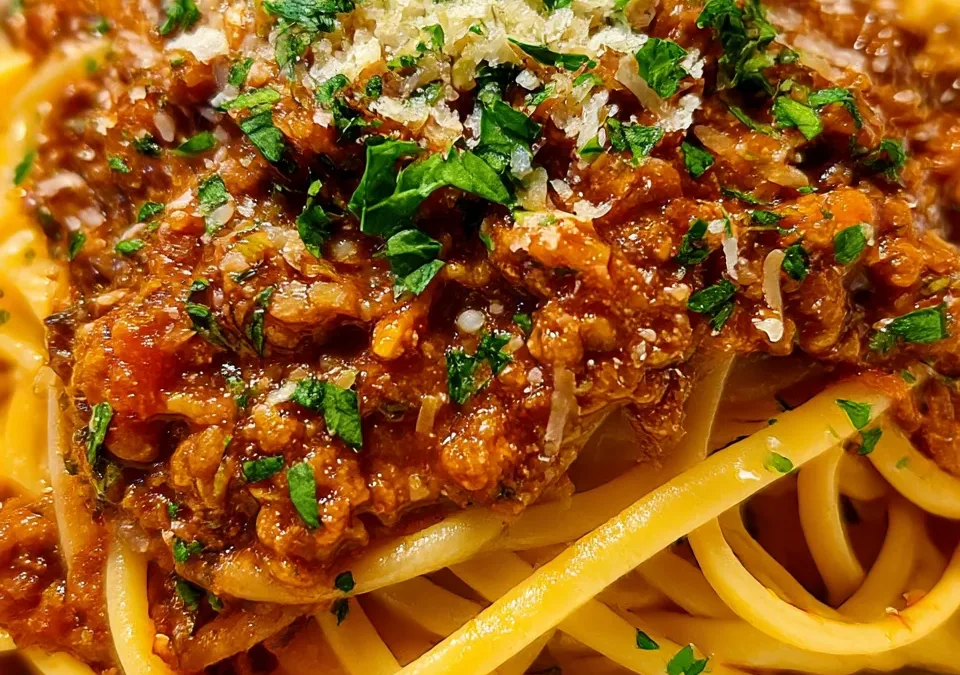 Hidden Veggie Turkey Bolognese