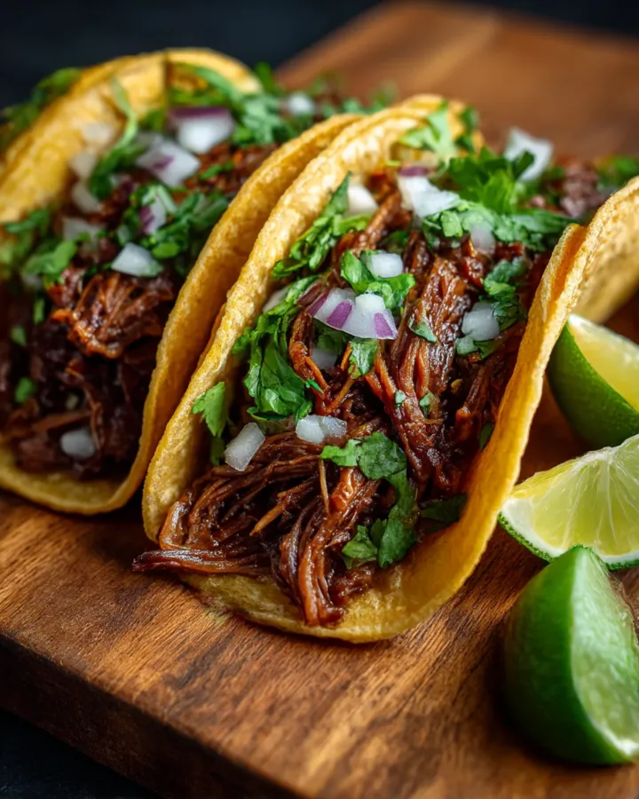 Instant Pot Beef Barbacoa Tacos