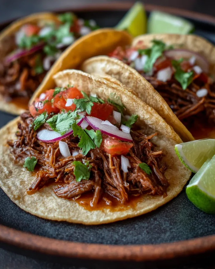 Instant Pot Beef Barbacoa Tacos