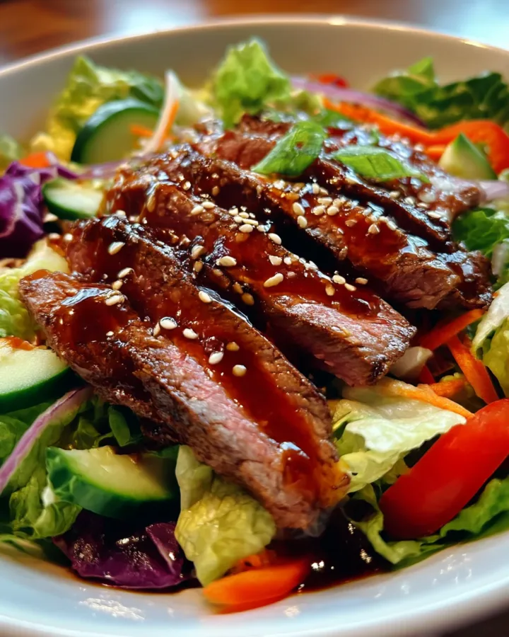 Korean BBQ Steak Salad