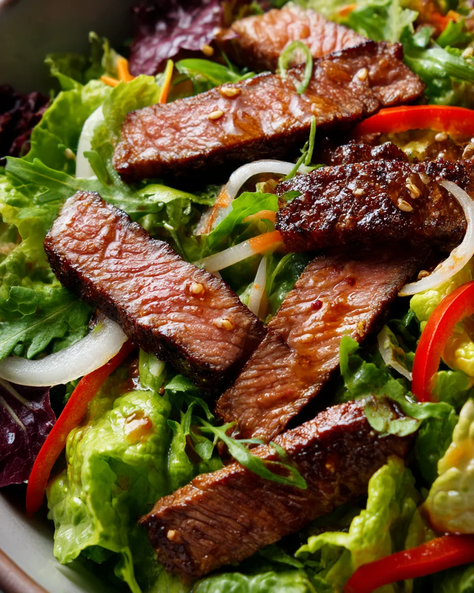 Korean BBQ Steak Salad