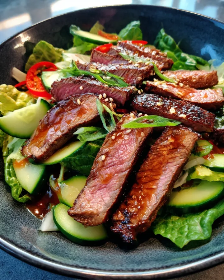 Korean BBQ Steak Salad