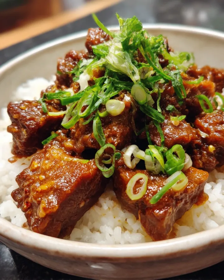 Korean-Inspired Banana Milk Braised Pork