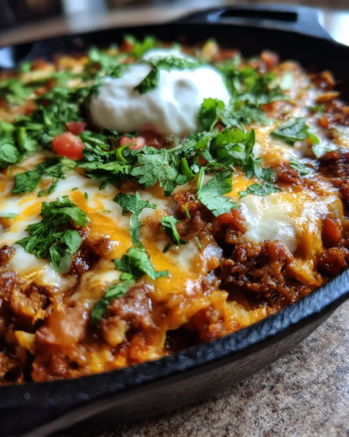 Lazy Girl Enchilada Skillet