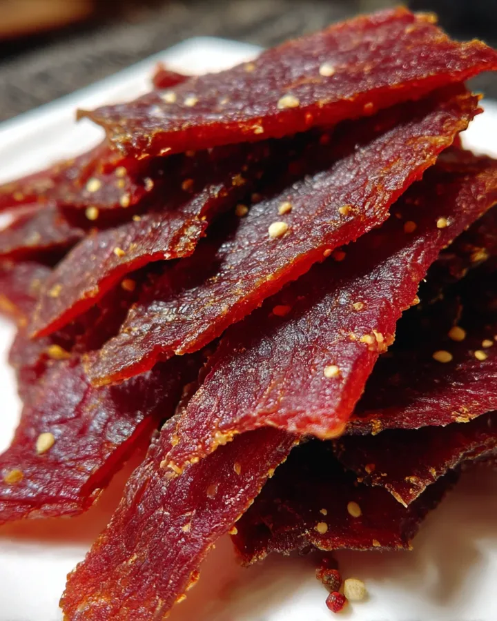 Oven-Dehydrated Beef Jerky Recipe