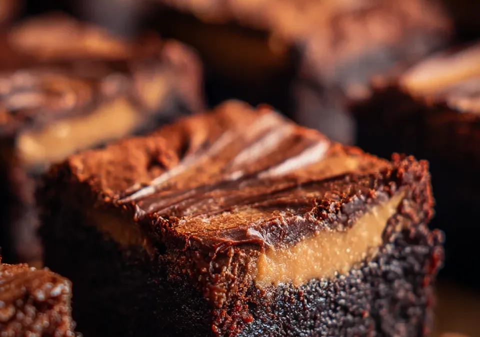 Peanut Butter Cup Fudge Brownies