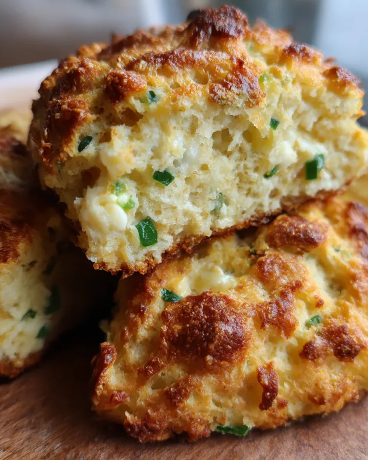 Savory Jalapeño Popper Sourdough Discard Scones