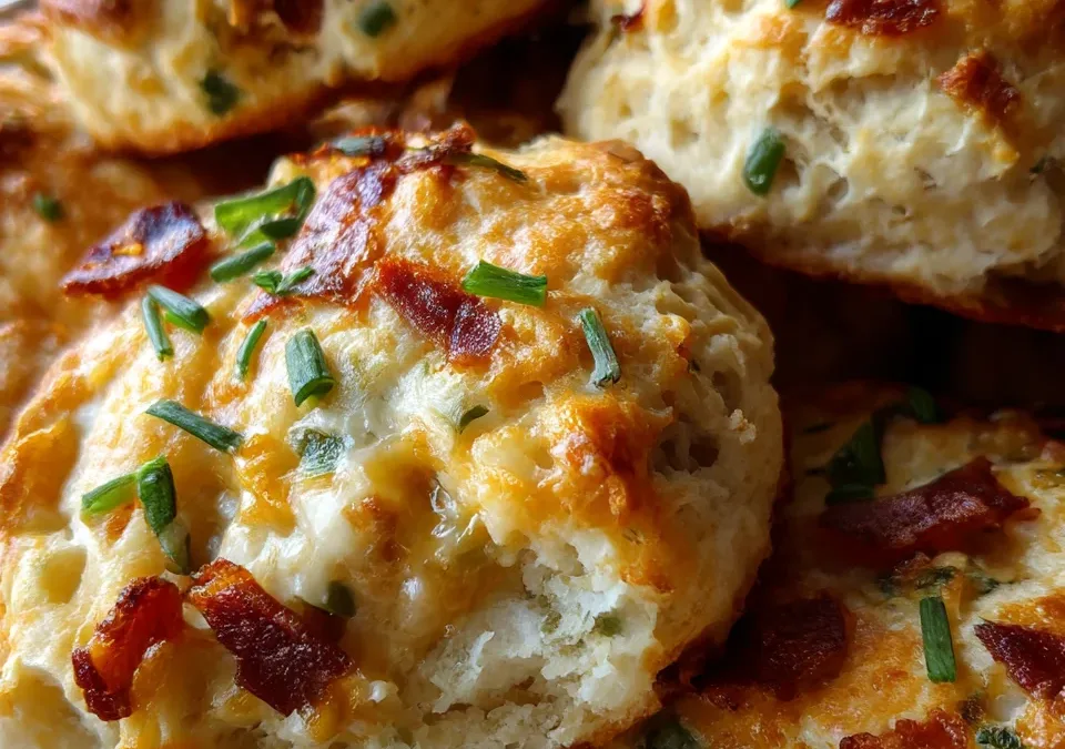 Savory Jalapeño Popper Sourdough Discard Scones