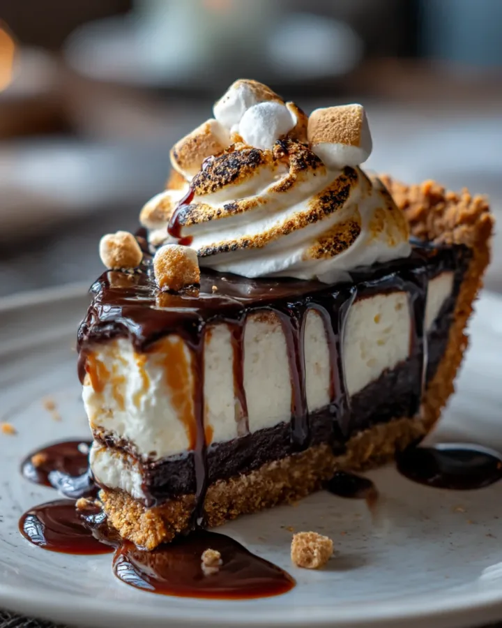 S’mores Milkshake Pie