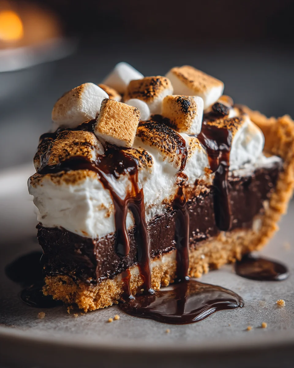 S’mores Milkshake Pie