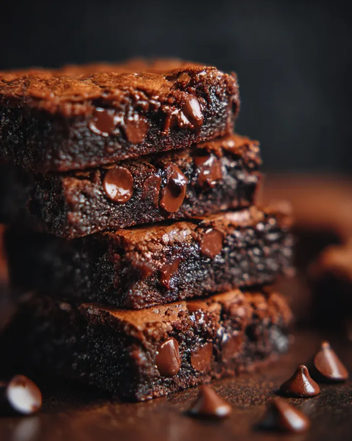 Triple Chocolate Brookies