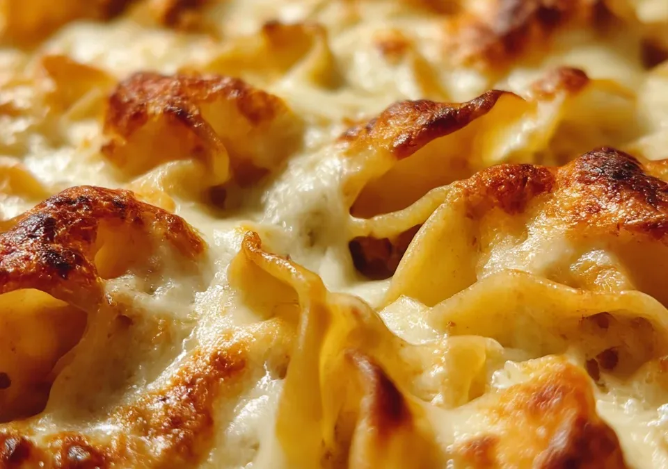 Turkish Manti Noodle Bake