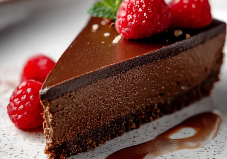 Vegan Chocolate Tahini Torte