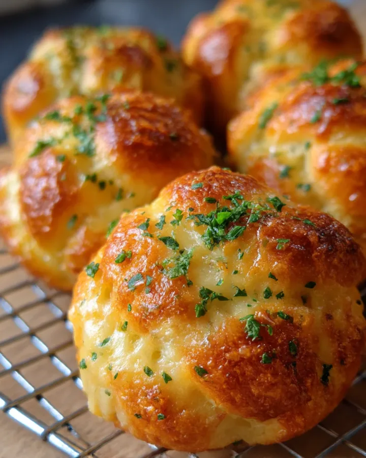 Air Fryer Cheesy Garlic Knots