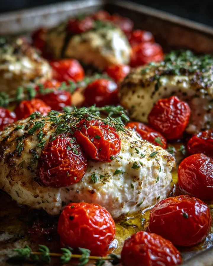 Baked Feta Tomato Chicken