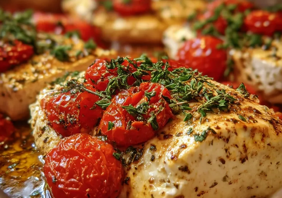 Baked Feta Tomato Chicken