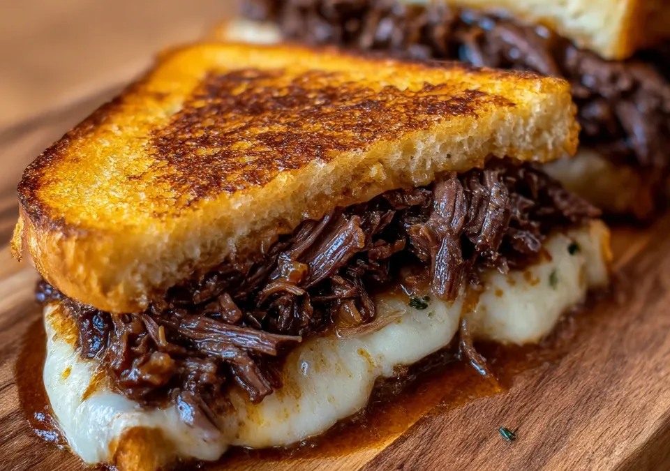 Birria Grilled Cheese Sandwich