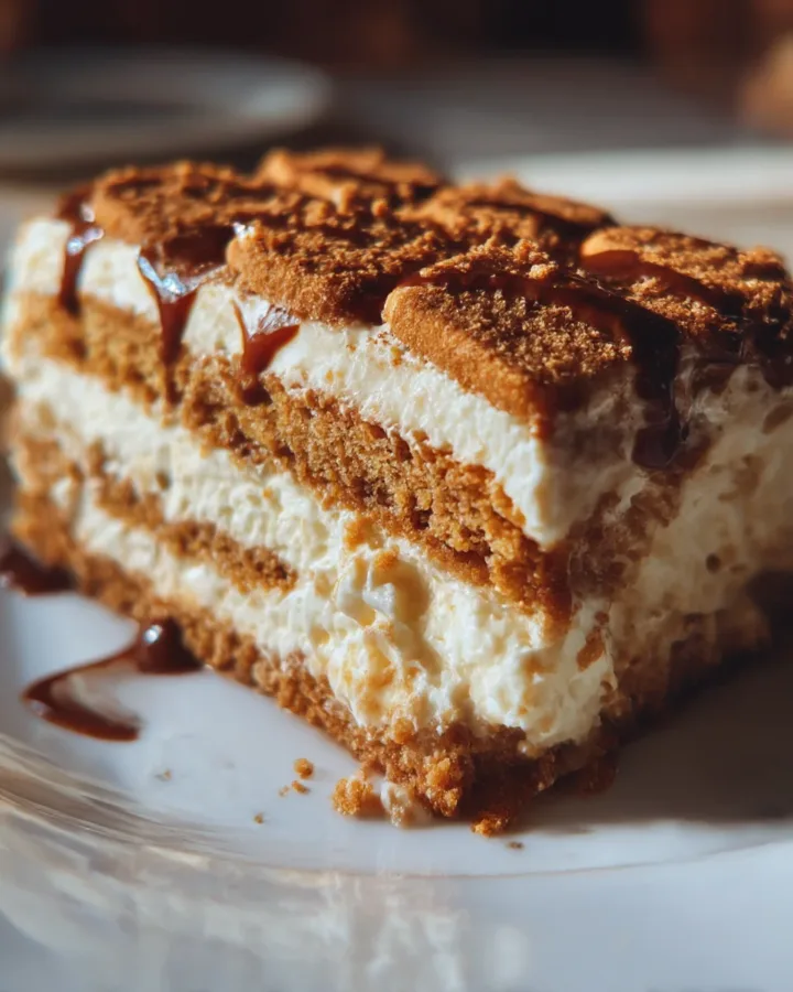Biscoff Icebox Cake
