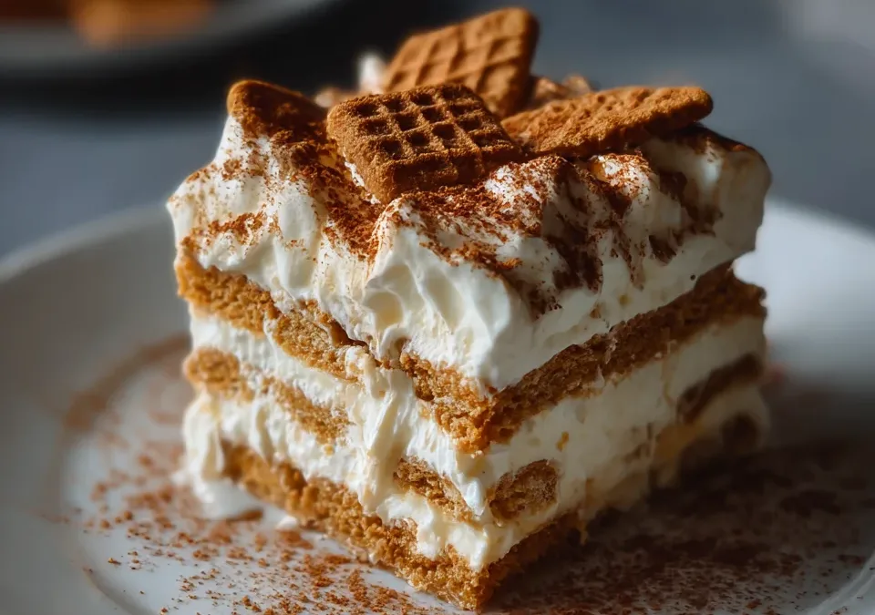 Biscoff Icebox Cake
