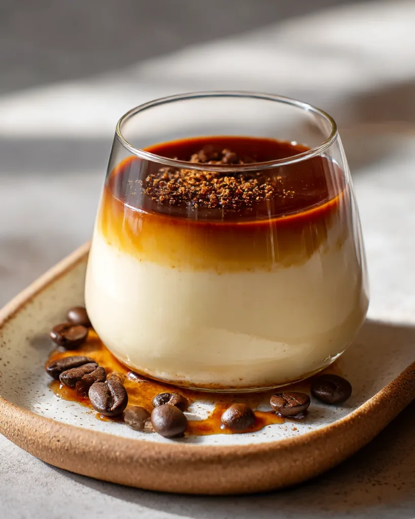 Boozy Irish Coffee Panna Cotta