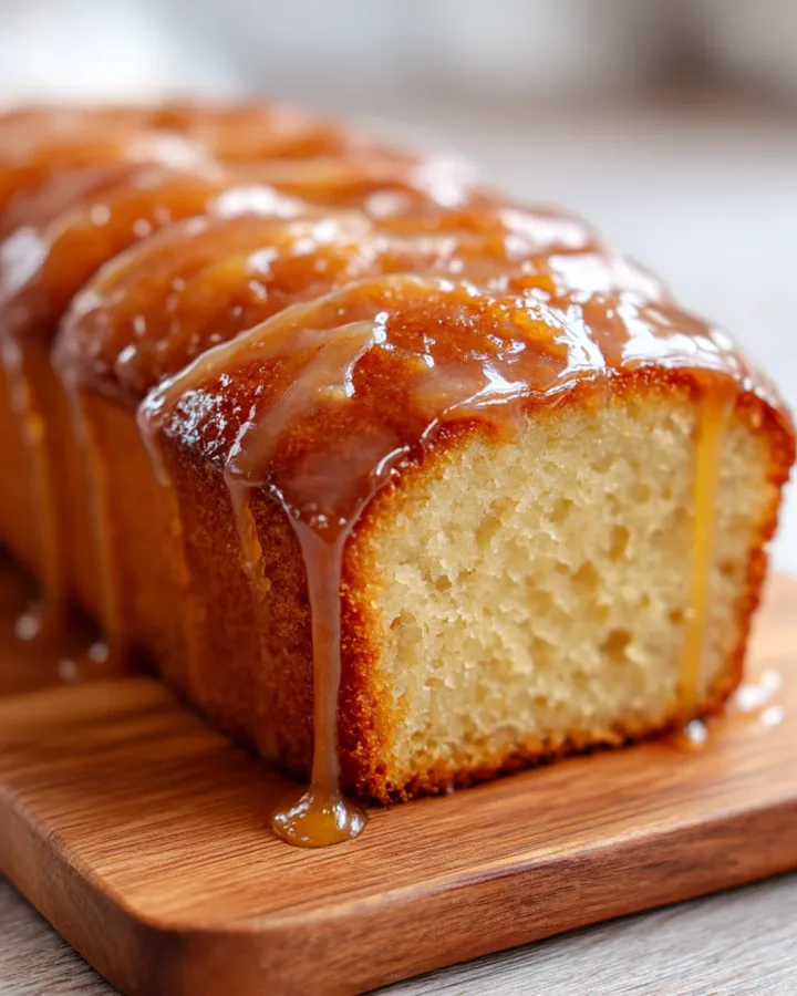 Brown Butter Maple Glazed Donut Loaf