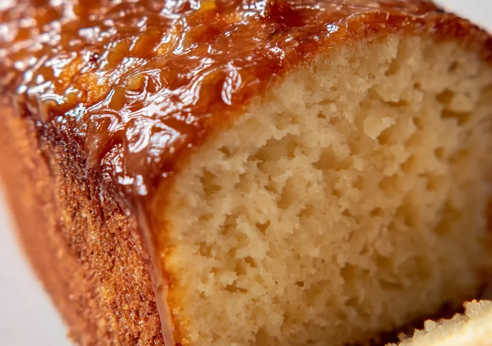 Brown Butter Maple Glazed Donut Loaf