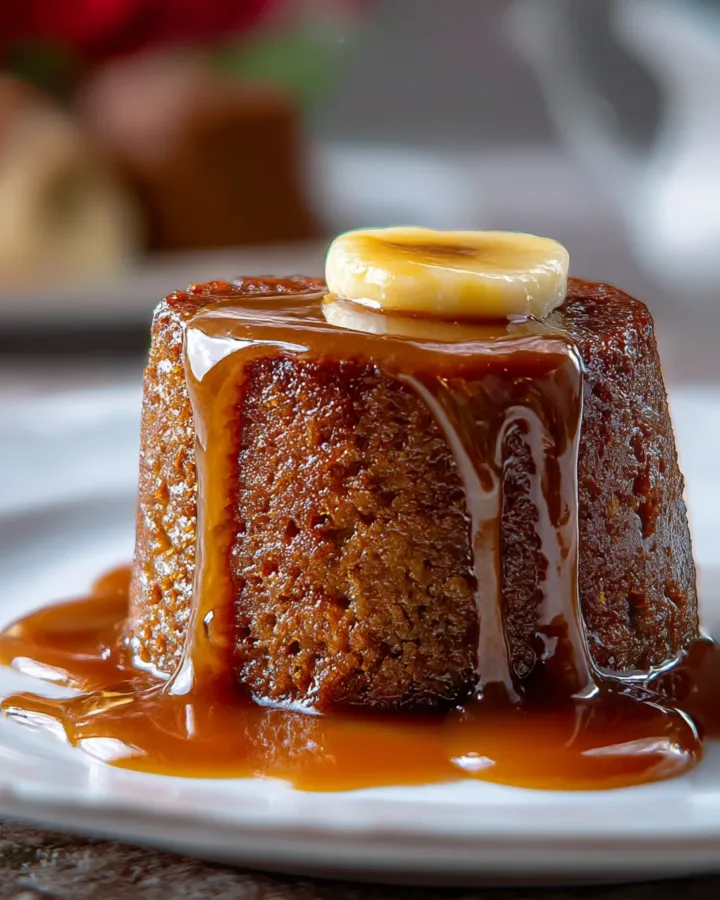 Brown Sugar Banana Sticky Toffee Pudding