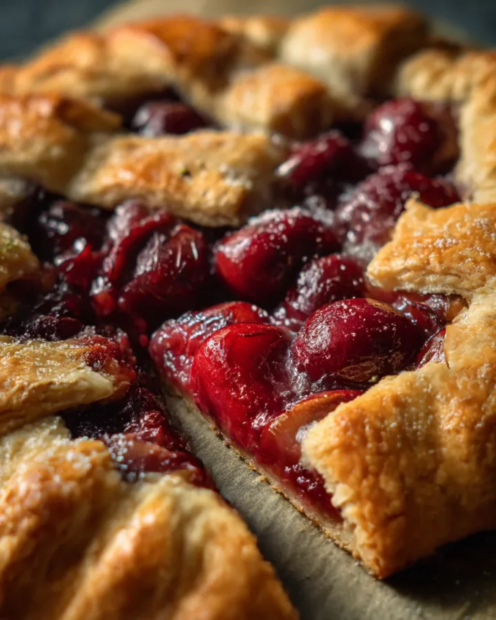 Cherry Pistachio Galette