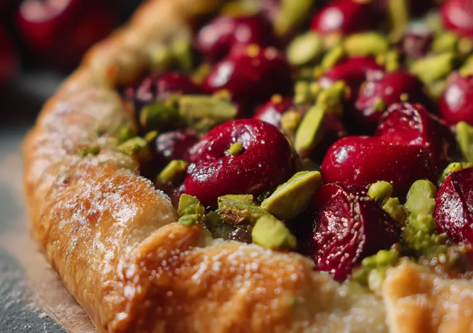 Cherry Pistachio Galette