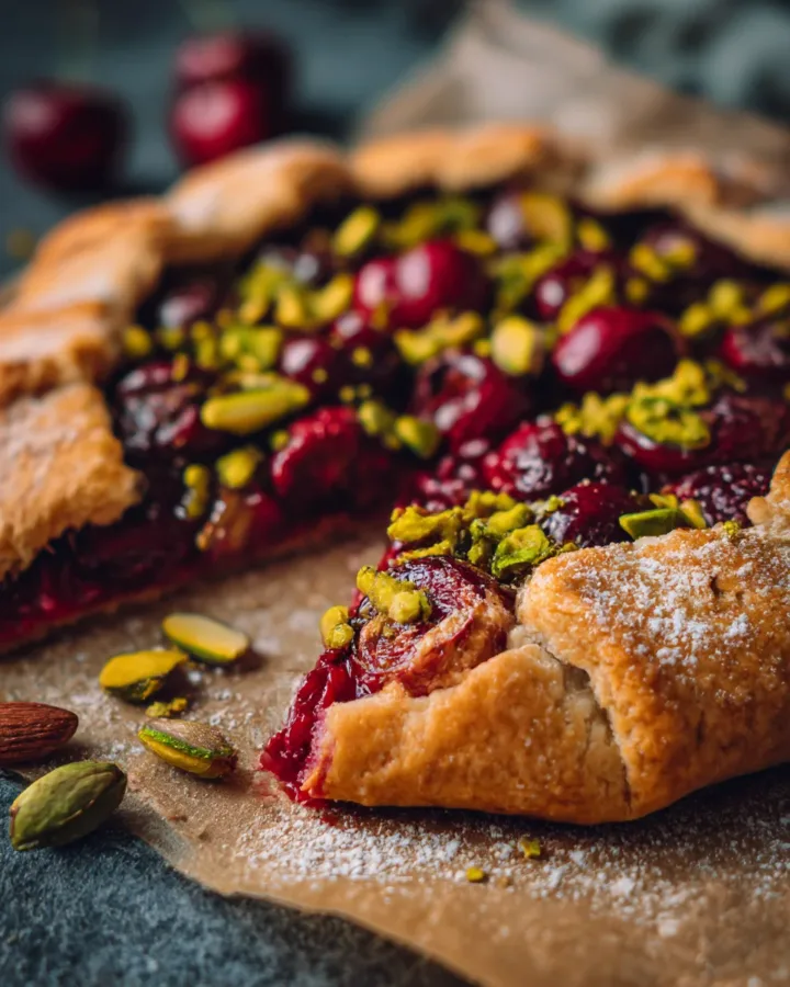 Cherry Pistachio Galette