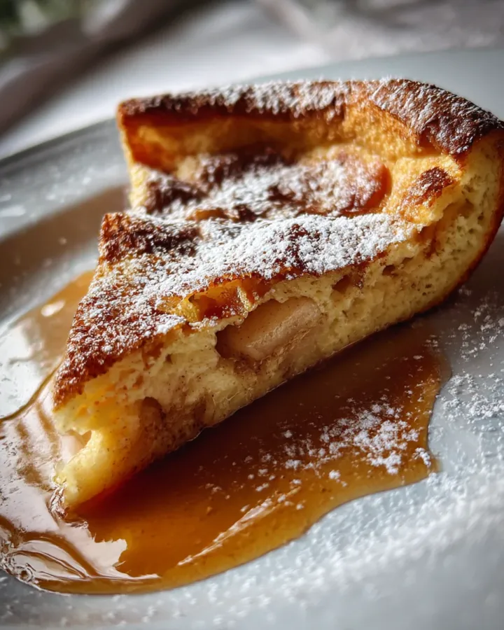 Cinnamon Apple Dutch Baby Pancake