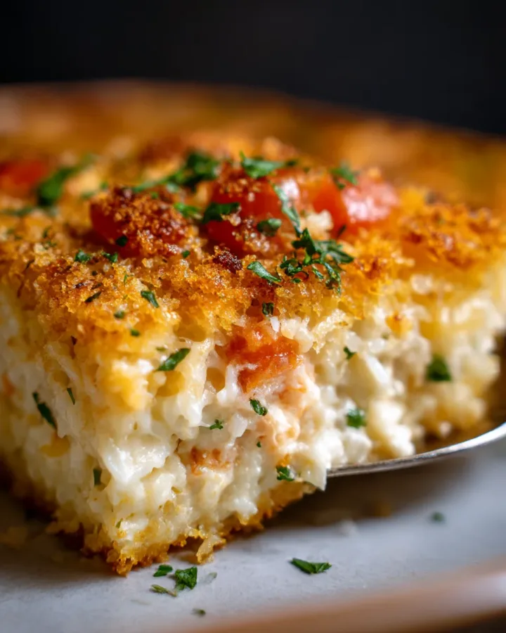 Crispy Rice Sushi Bake Casserole