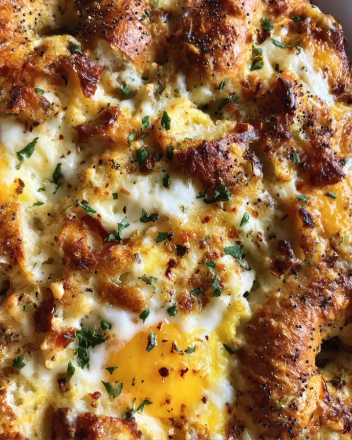 Everything Bagel Breakfast Casserole